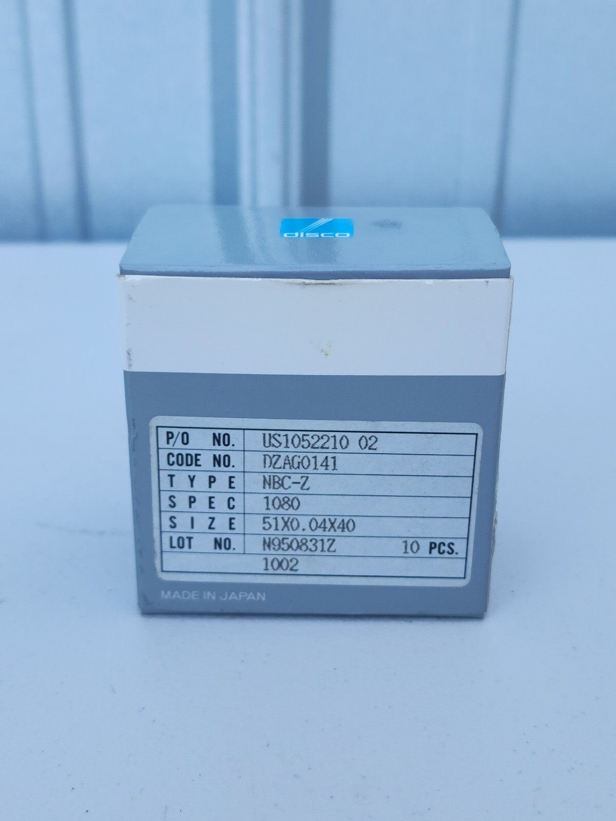 Disco Diamond Blade NBC-Z 1080