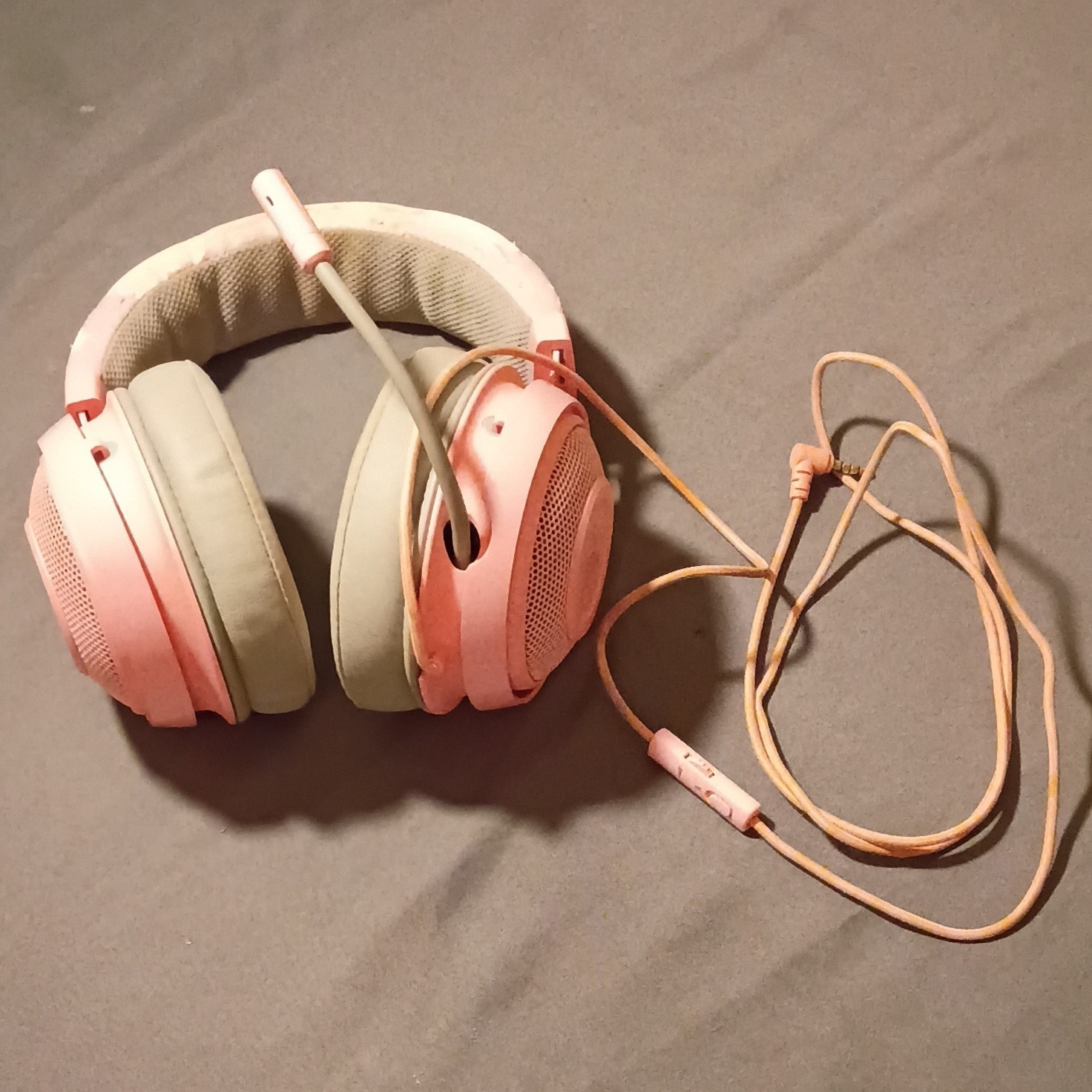 Razer Kraken Gaming Headset Pink Lightweight Aluminum Frame PC Xbox PS TESTED