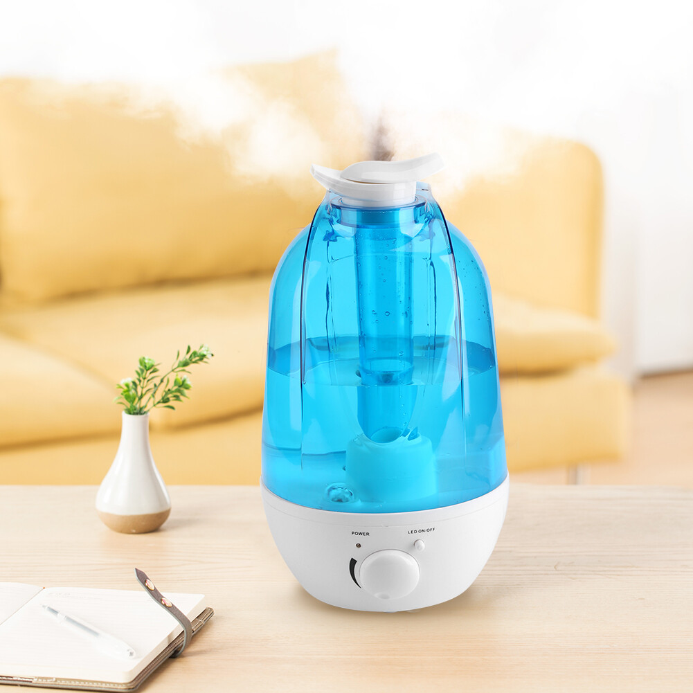 4L Ultrasonic Humidifier Diffuser LED Light Home Mist Maker Air Purifier