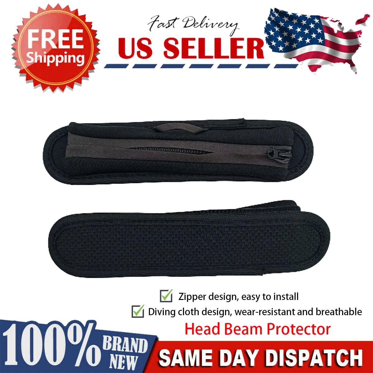 For Plantronics BACKBEAT 500 Zipper Headphone Head Beam Cover Protective