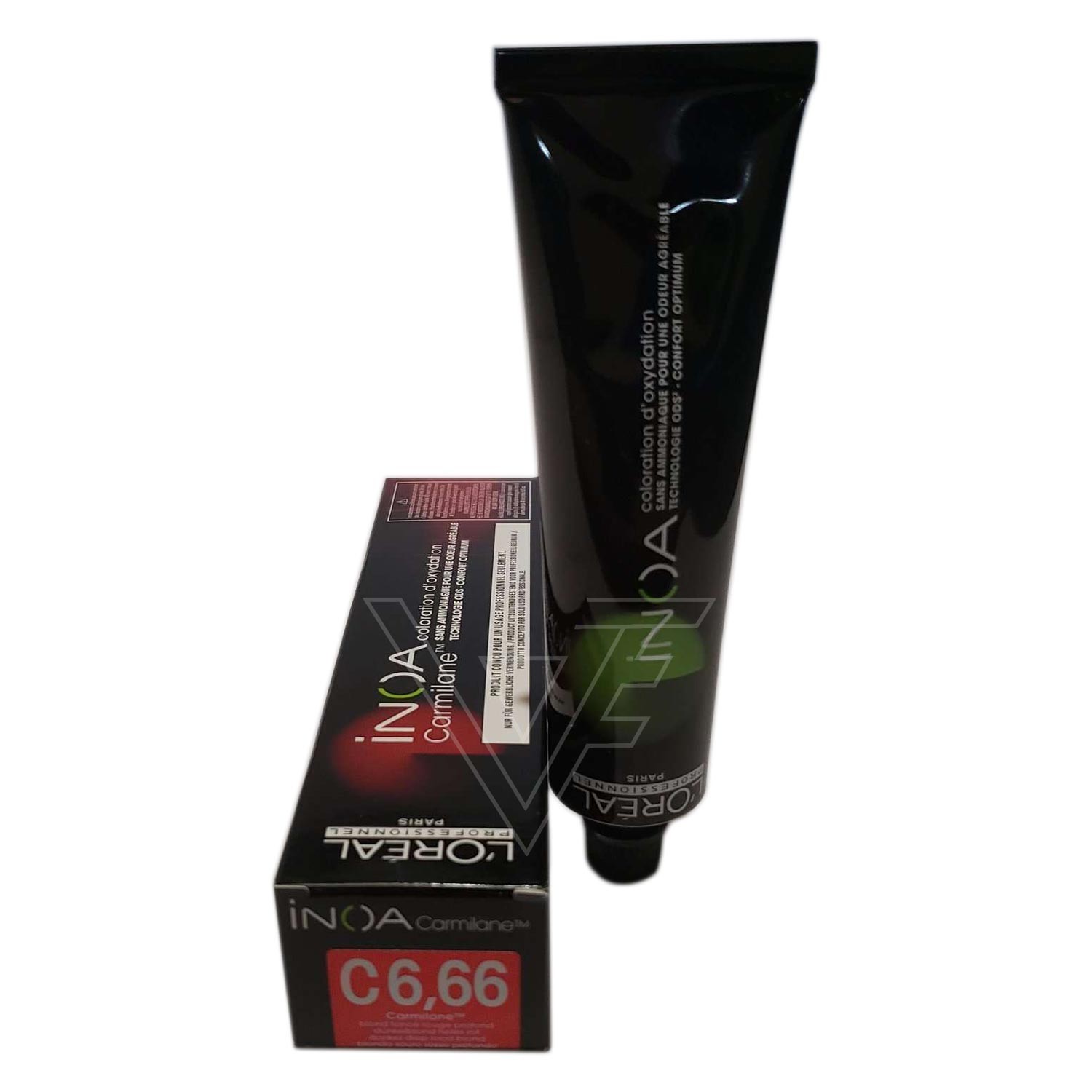 Loreal Inoa #C6.66 No Ammonia Permanent Hair Color Original-6.66/6RR