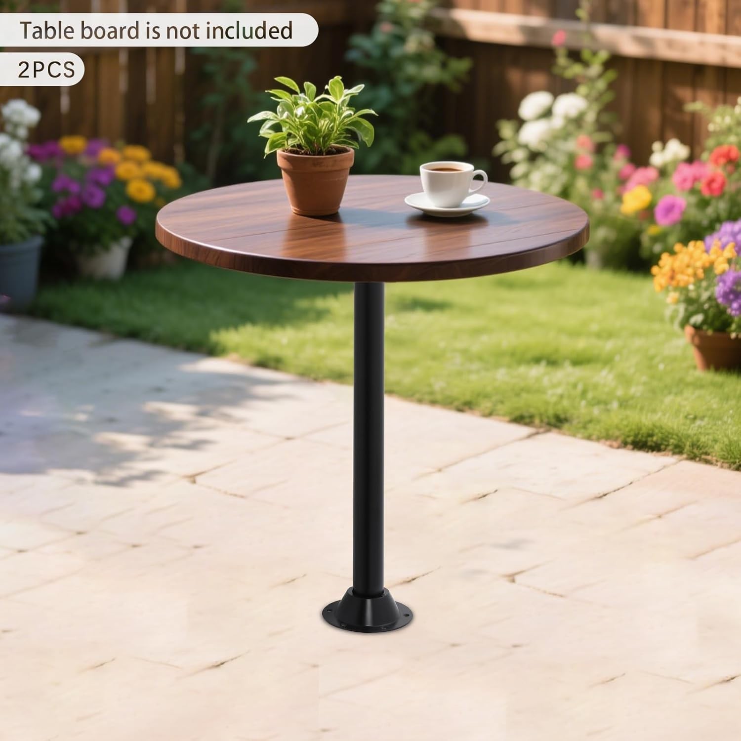 29" 2Pcs RV Table Base Mount Aluminum Alloy RV Table Leg w/ Mounting Hardware