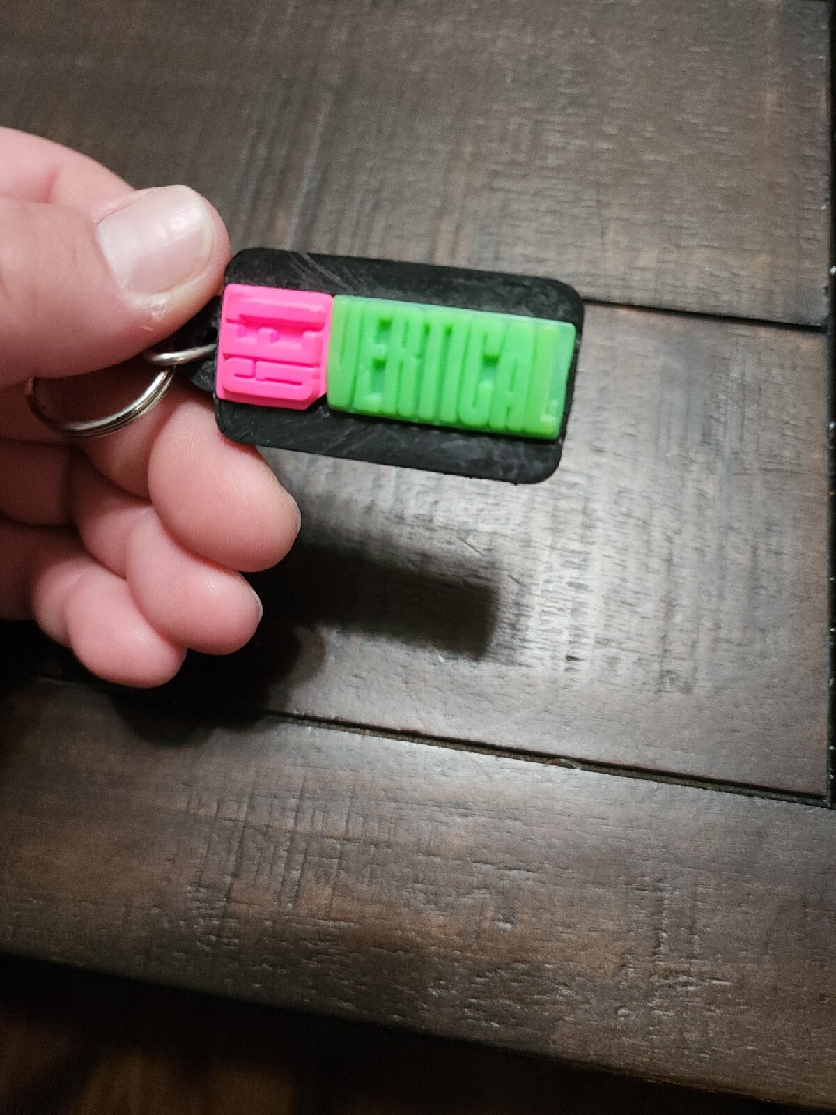 Vintage Mountain Dew Get Vertical Keychain