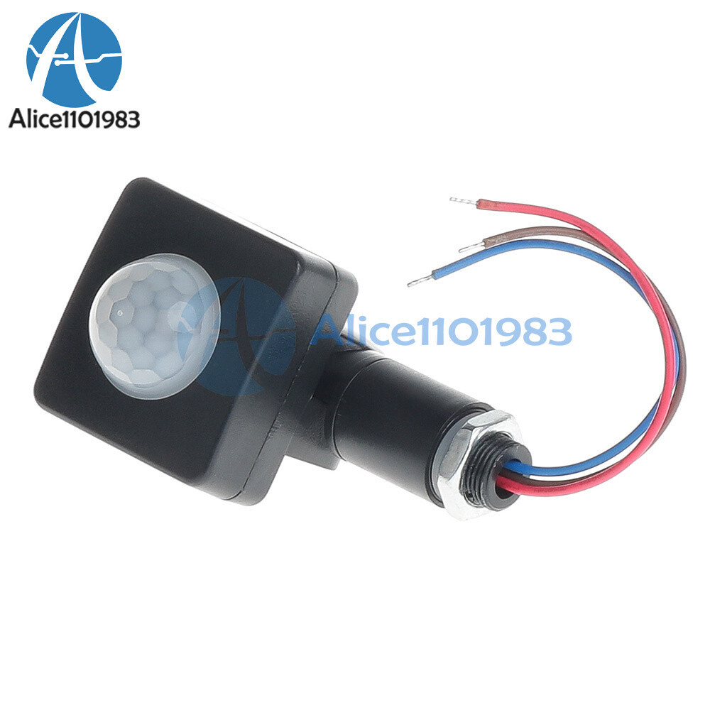 Human Body PIR Infrared Motion Sensor Detector Switch AC85V-265V 10/12mm Opening