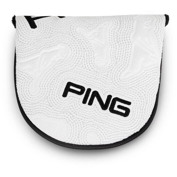 PING Icon Mallet Putter Golf Headcover NEW White Black