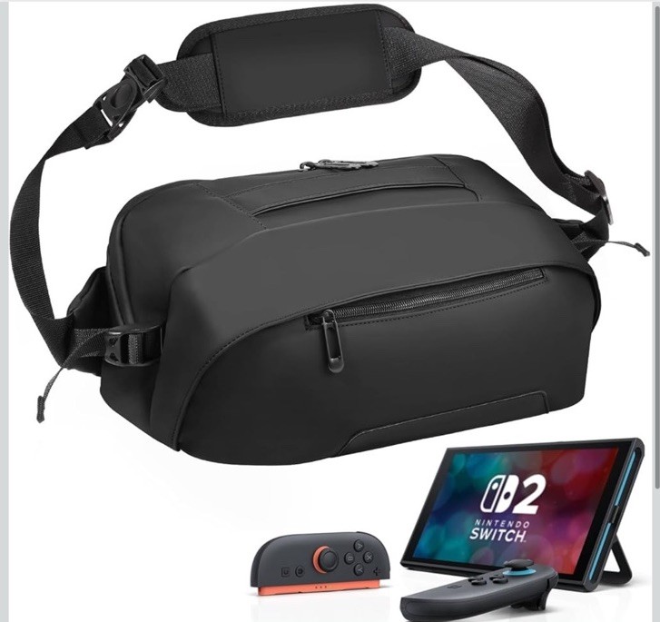 FOREGOER Carrying Case for Nintendo Switch 2 Lightweight (Black)