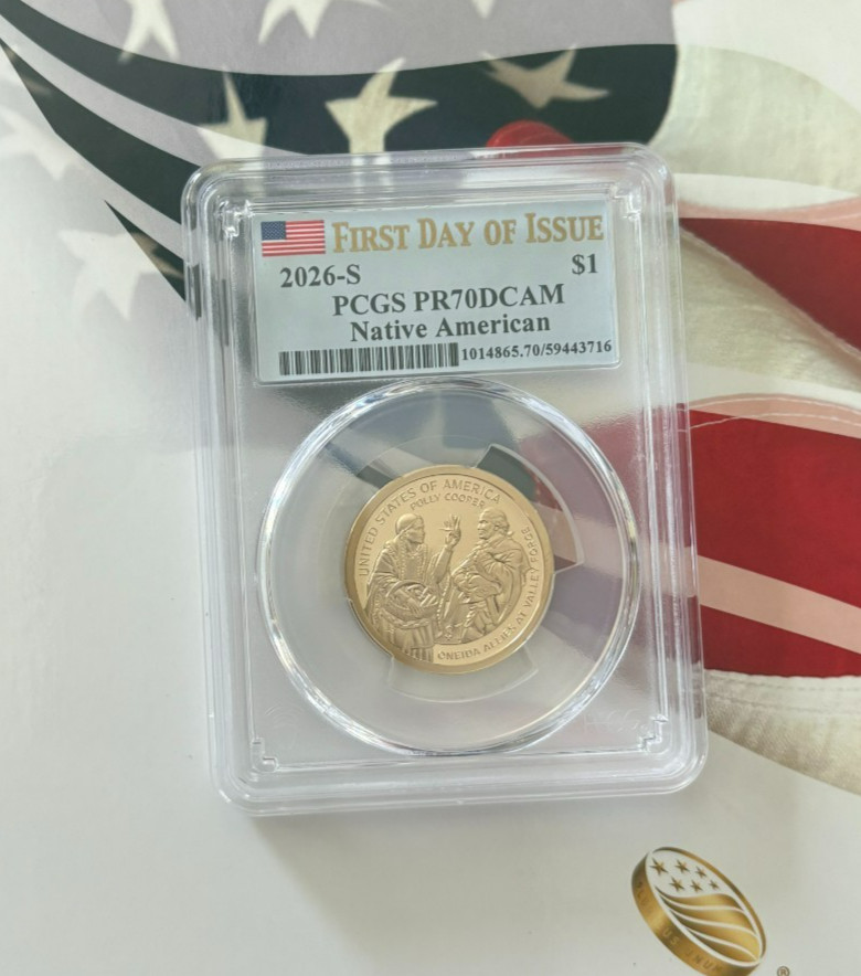 2026 S Native American $1 PCGS PR70DCAM First Day of Issue