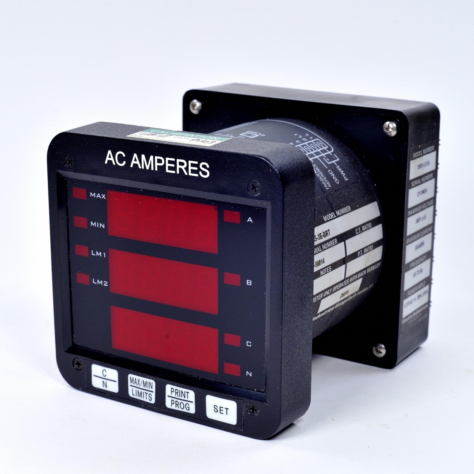 1 Year Warranty Electro Industries 3DAA5-3E-BRT DSP3 Amp Power Monitor 3 phase