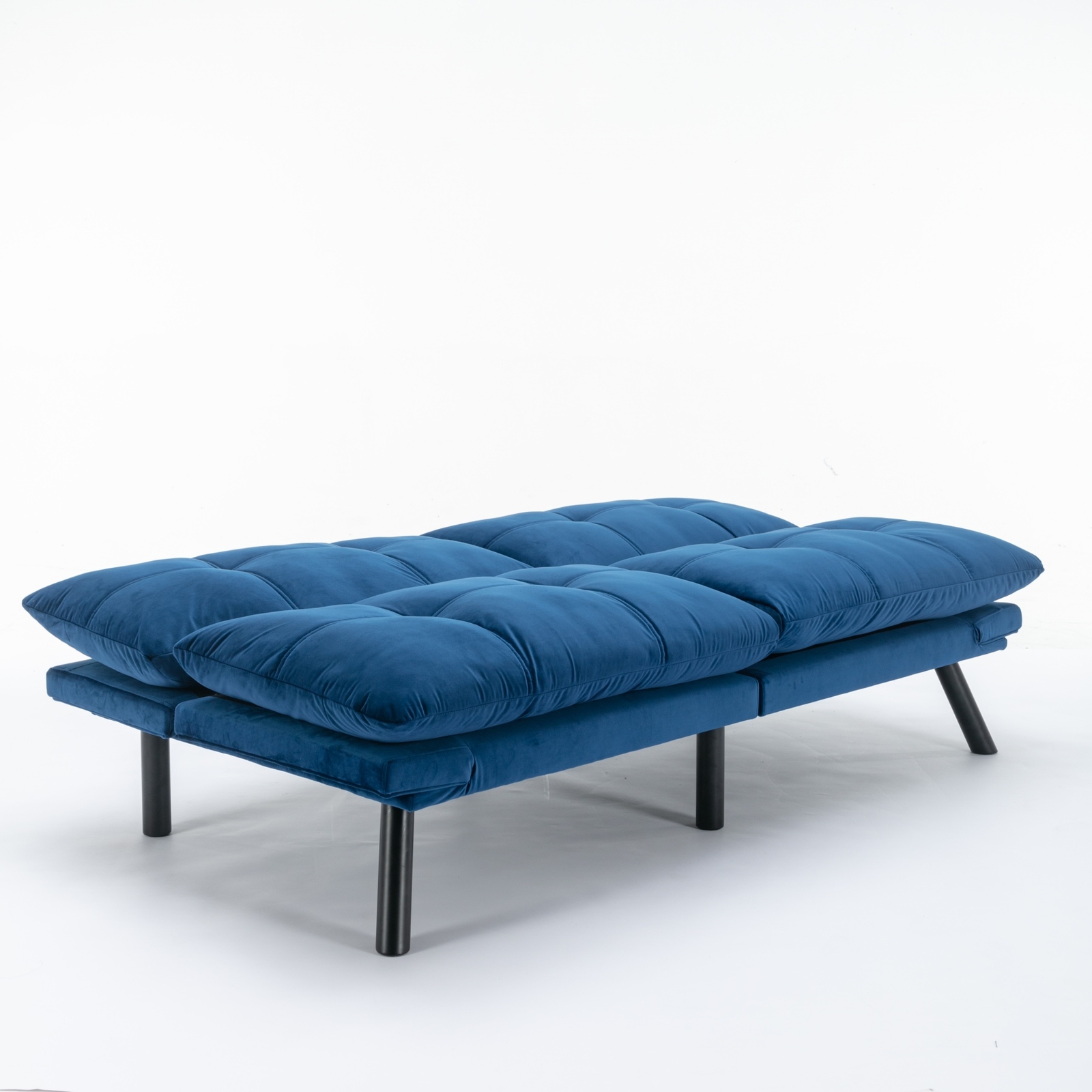 Convertible Home Soft Sleeper Sofa Bed Folding Modern Sofa Bed Pillow Top Arms