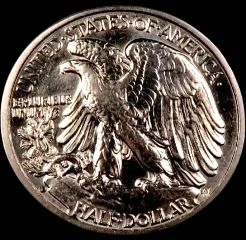 1938-D Walking Liberty Half Dollar - Uncirculated BU - 90% Silver