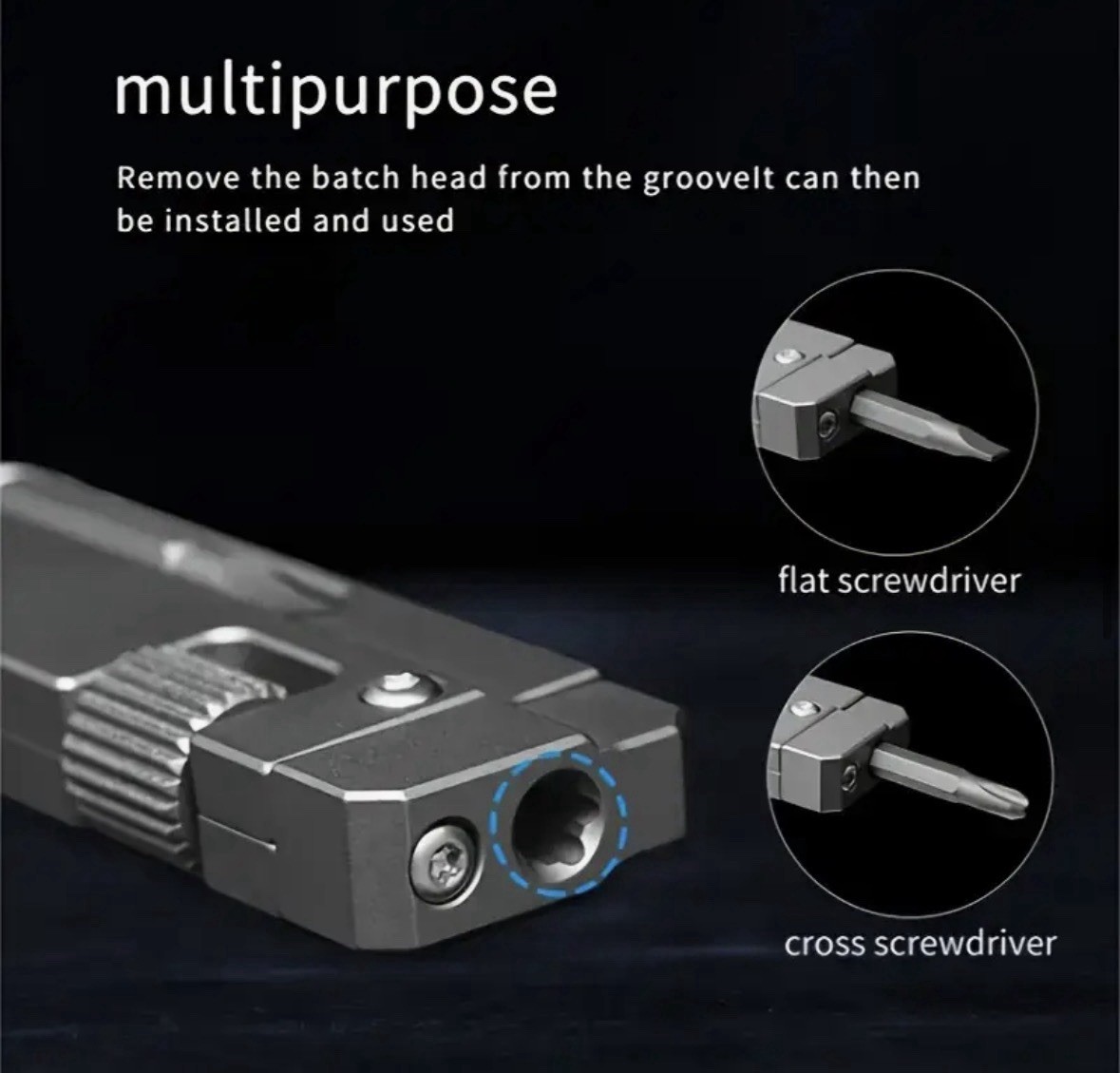multipurpose titanium Repair tool screwdriver adjustable lightweight portable