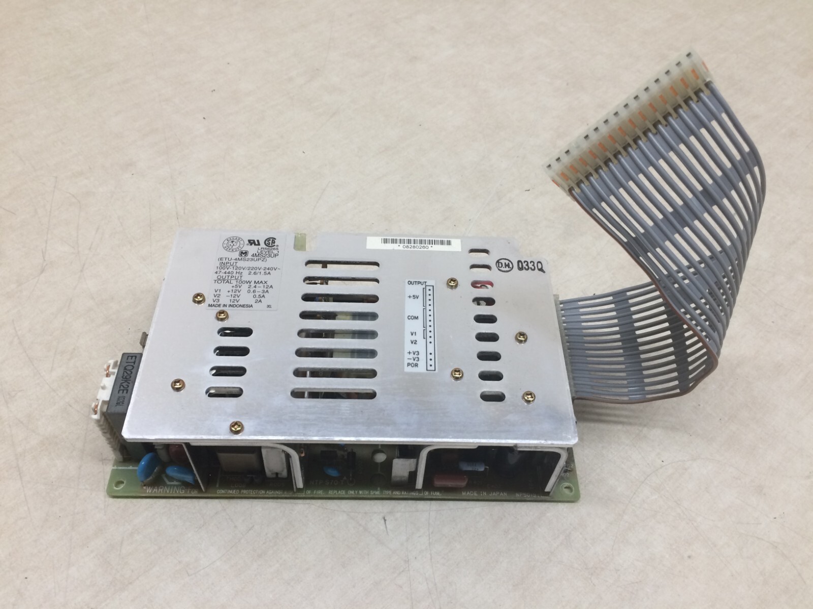 Bauart Gepruft Power Supply 4MS23UP Level 1 ETU-4MS23UPZ From Hewlett 75000