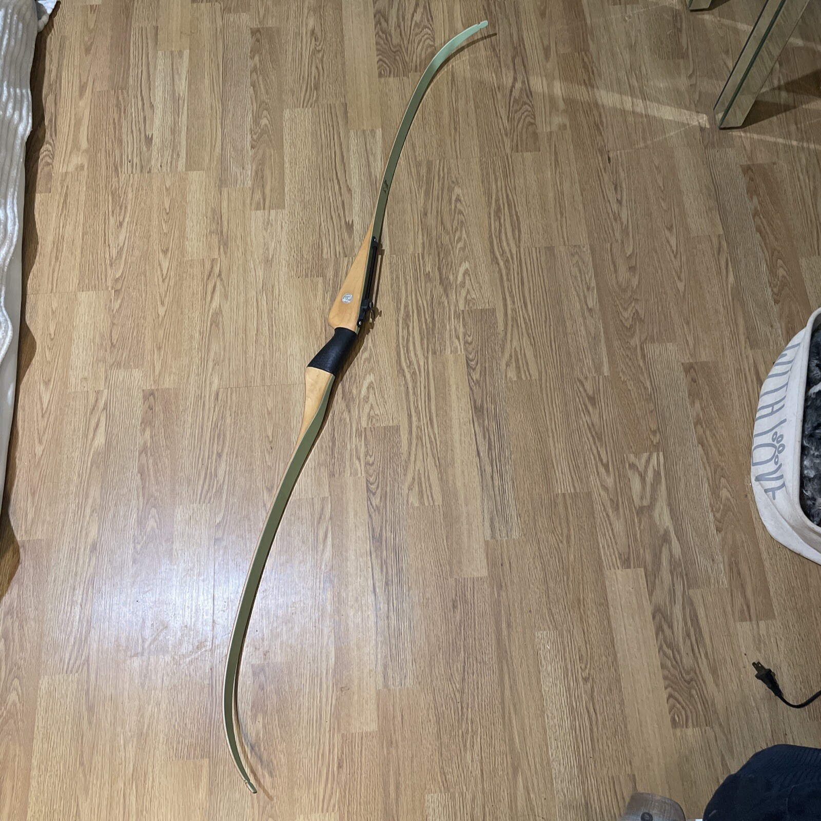 Vintage Fred Bear Cub Recurve Longbow Antique Bow 1960’s Kodiak Grizzly Black