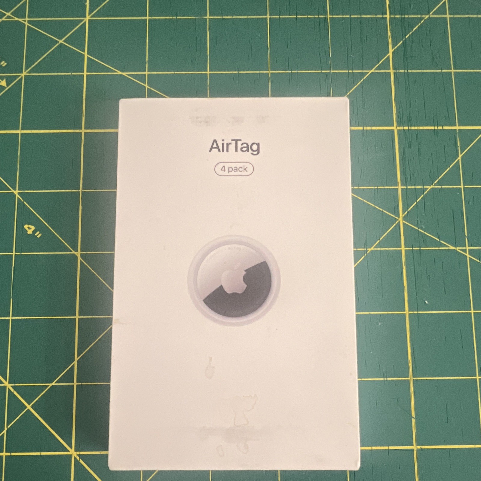 Apple AirTag 4-Pack Tracker, White - Never Opened