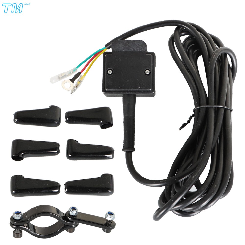 12V Winch Rocker Thumb Switch Handle Bar Control & Bracket ATV for KFI WARN