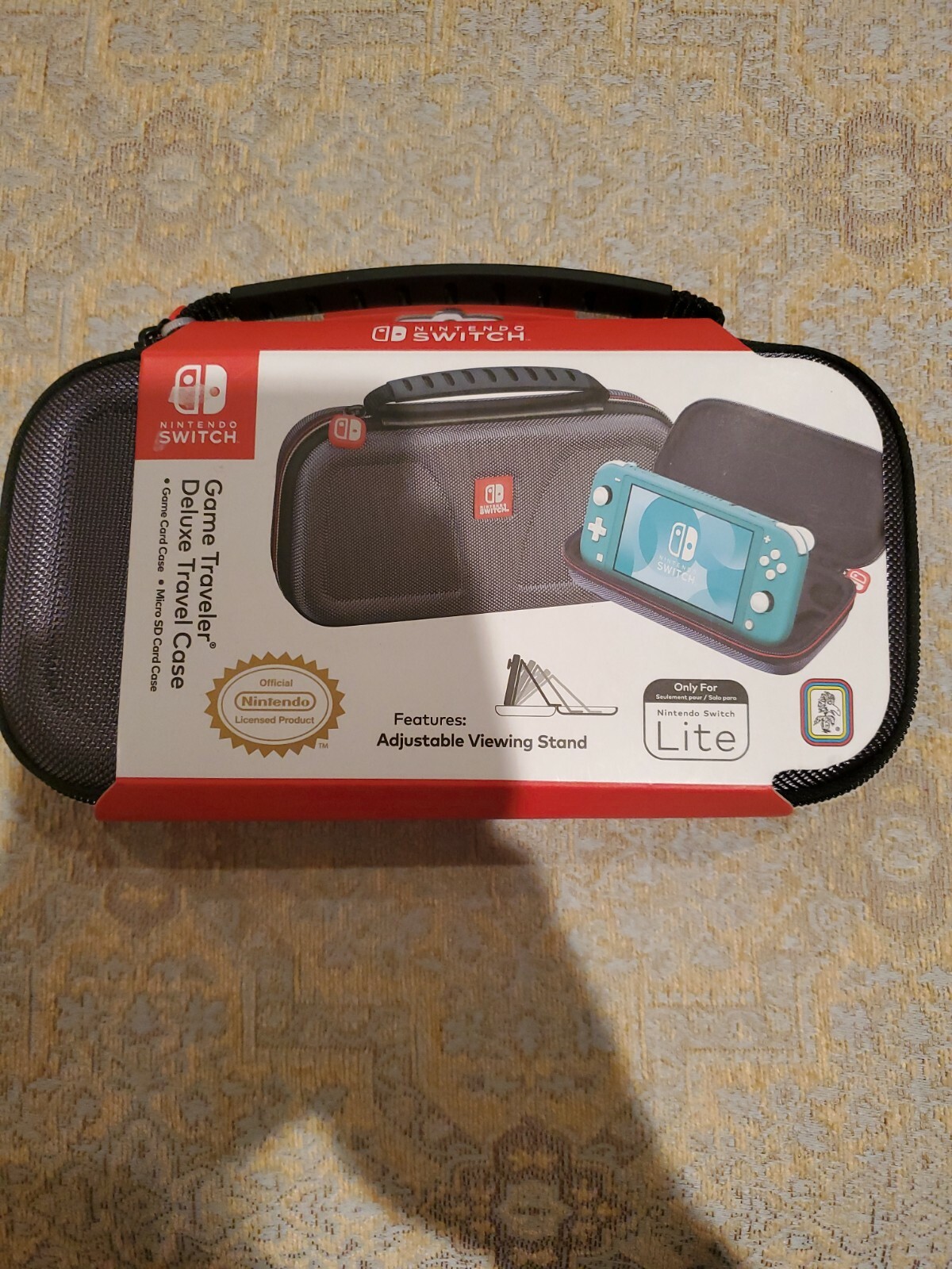 Nintendo Switch Lite Game Traveler Deluxe Travel Case, Gray #NLS140 New , Sealed