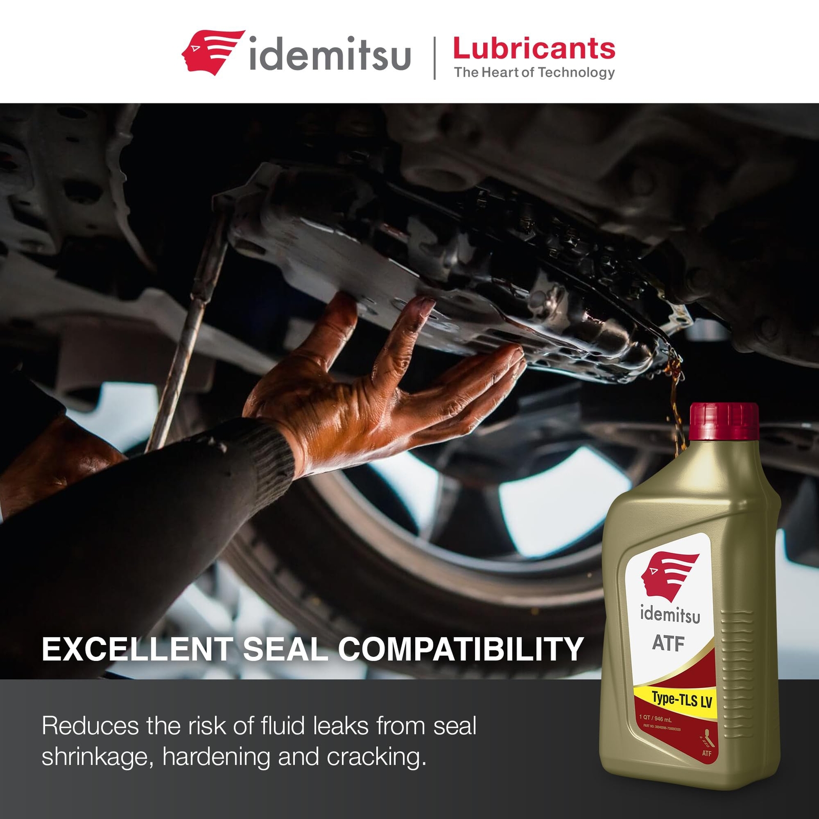 Idemitsu Type-TLS LV Full Synthetic Automatic Transmission Fluid 1 Qt (12 Pack)