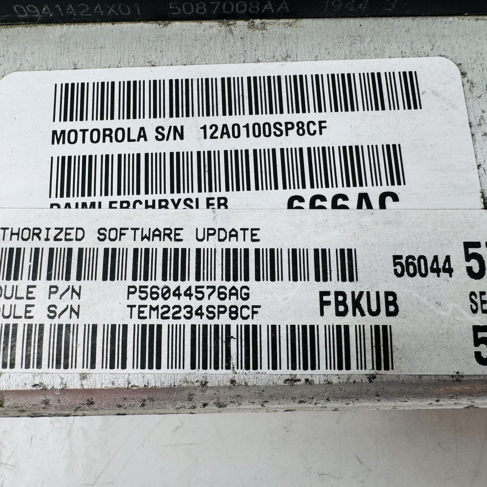 2005 Liberty 3.7L AT Engine computer P56044576AG Programmed to your VIN ECM PCM