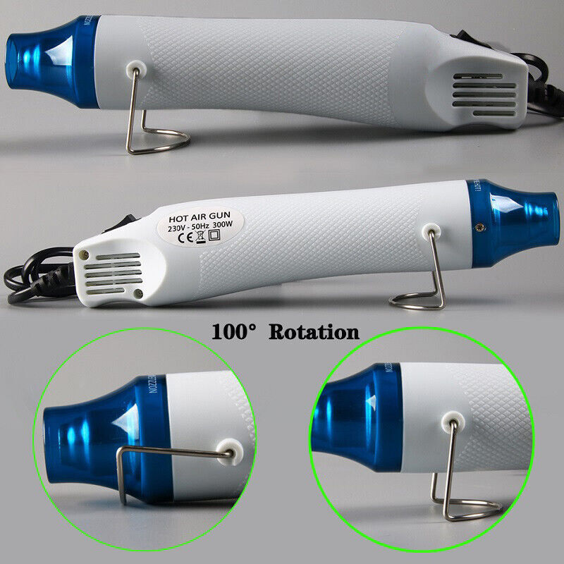 Electric Hot Air Gun Heat Gun For Crafts Epoxy Resin Shrink Wrap Vinyl DIY Art