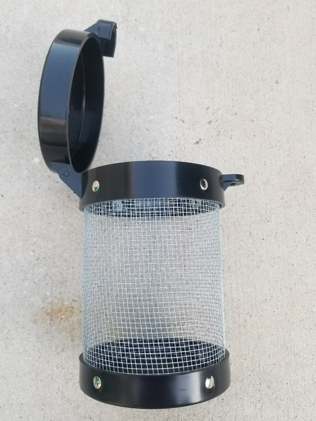 T-0175-F4 Parts Washer Basket Accessory, Parts Canister w/ Flip Top