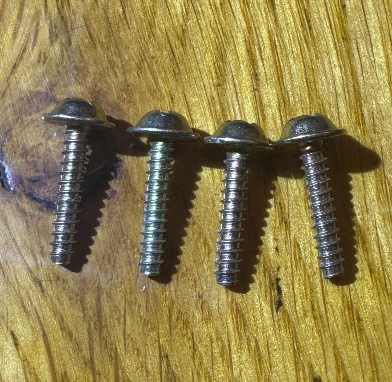 4x) OEM SCREWS for Technics 1200 Dust Cover Inner Hinge Mounting Plate / Bracket
