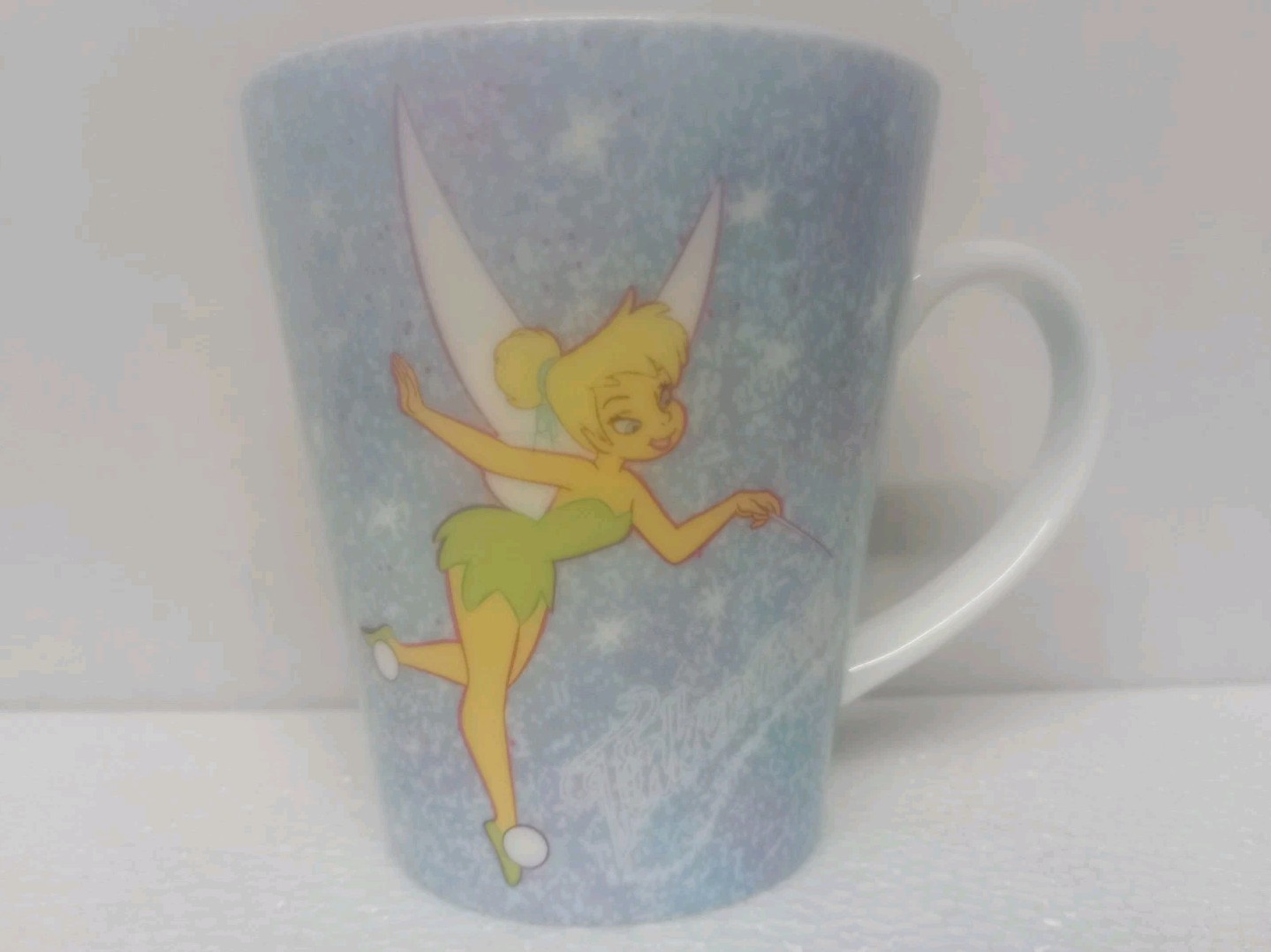 Disney Tinkerbell Tapered Coffee Mug Tea Cup Ceramic