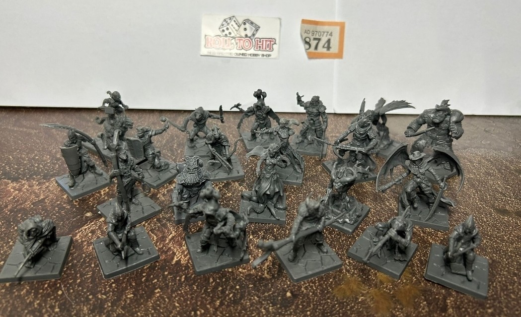 D&D Roleplay And Tabletop Charecter Collection Assembled & Unpainted
