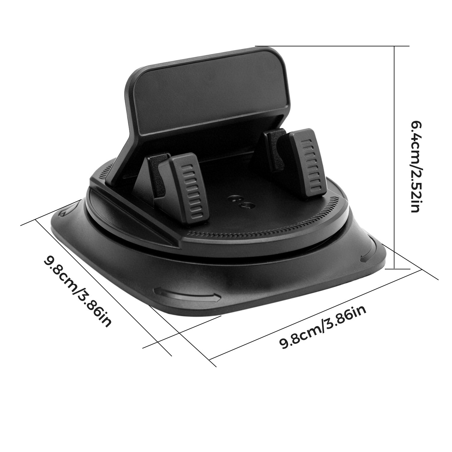 Universal Car Dash Phone Mount: Hands-Free Viewing,Shockproof,for iPhone&Android