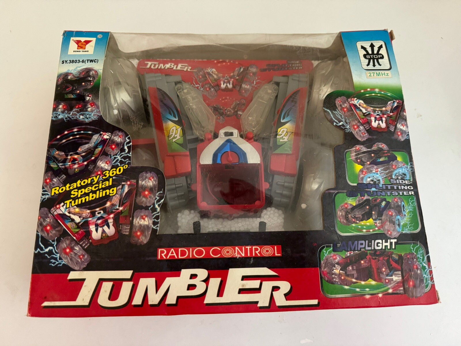 Rare Vintage Song Yang Radio Control Jumbler Tumbler Car in box