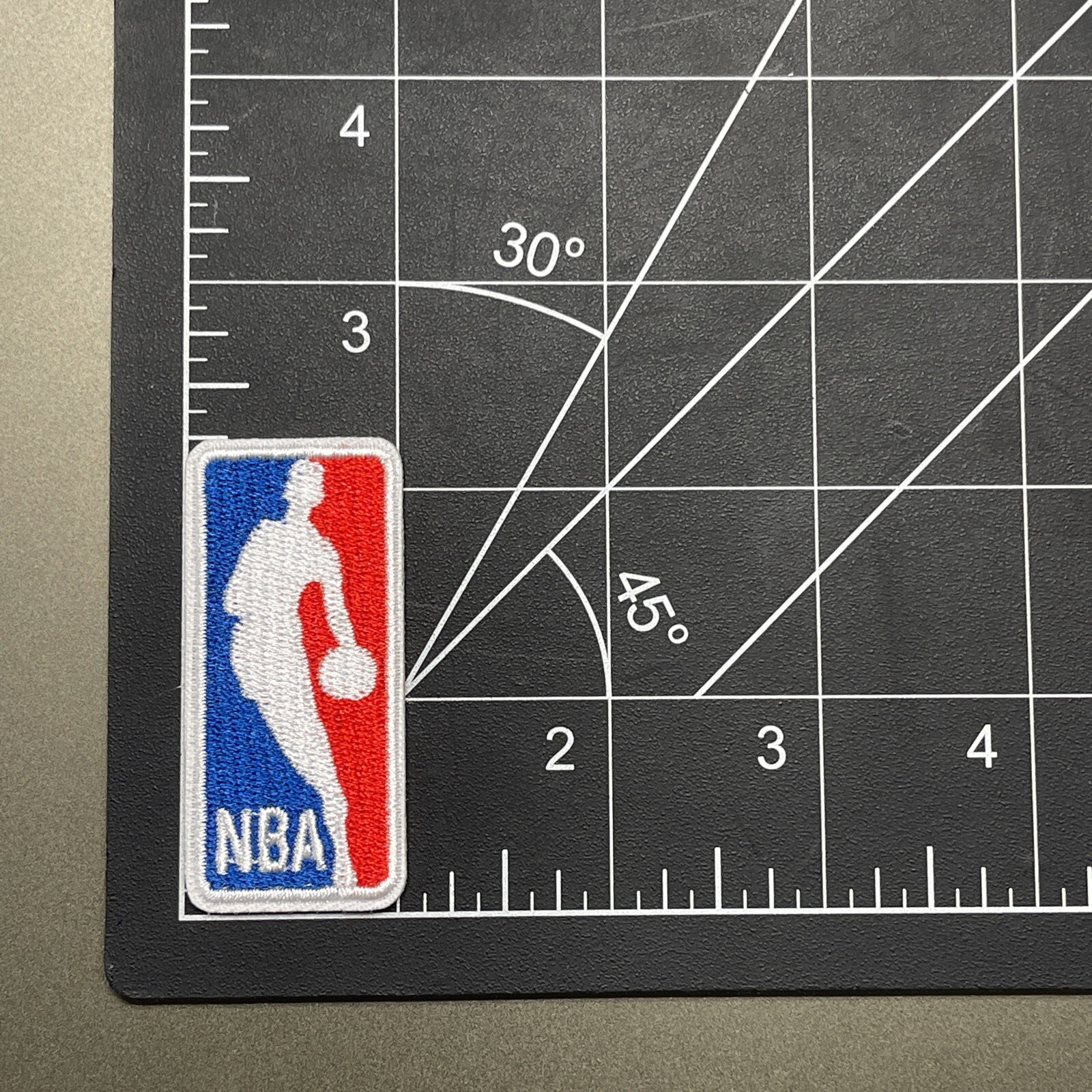 NBA Basketball Association Logo Patch Embroidered Iron 2.5x1 Inch