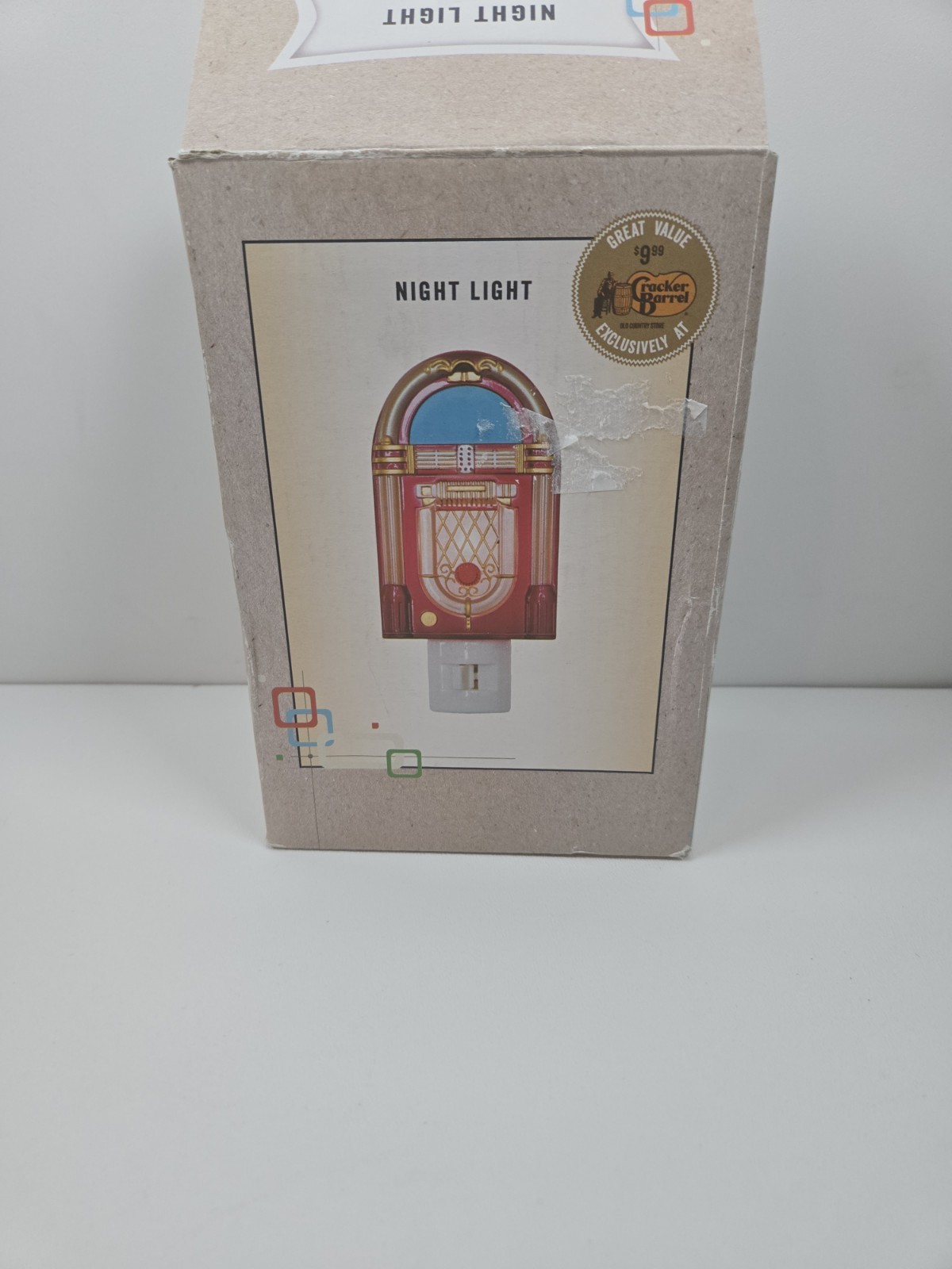 COLORFUL JUKEBOX NIGHT LIGHT - CRACKER BARREL EXCLUSIVE