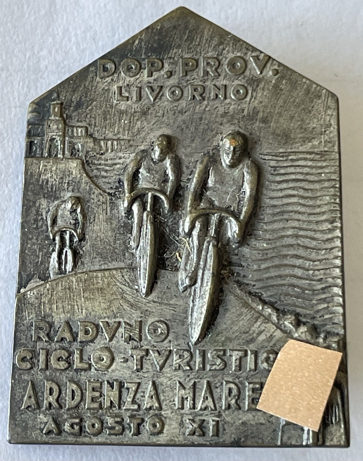 Badge OND Livorno Cycling Ardenza Sea Bicycle Hiking 1933