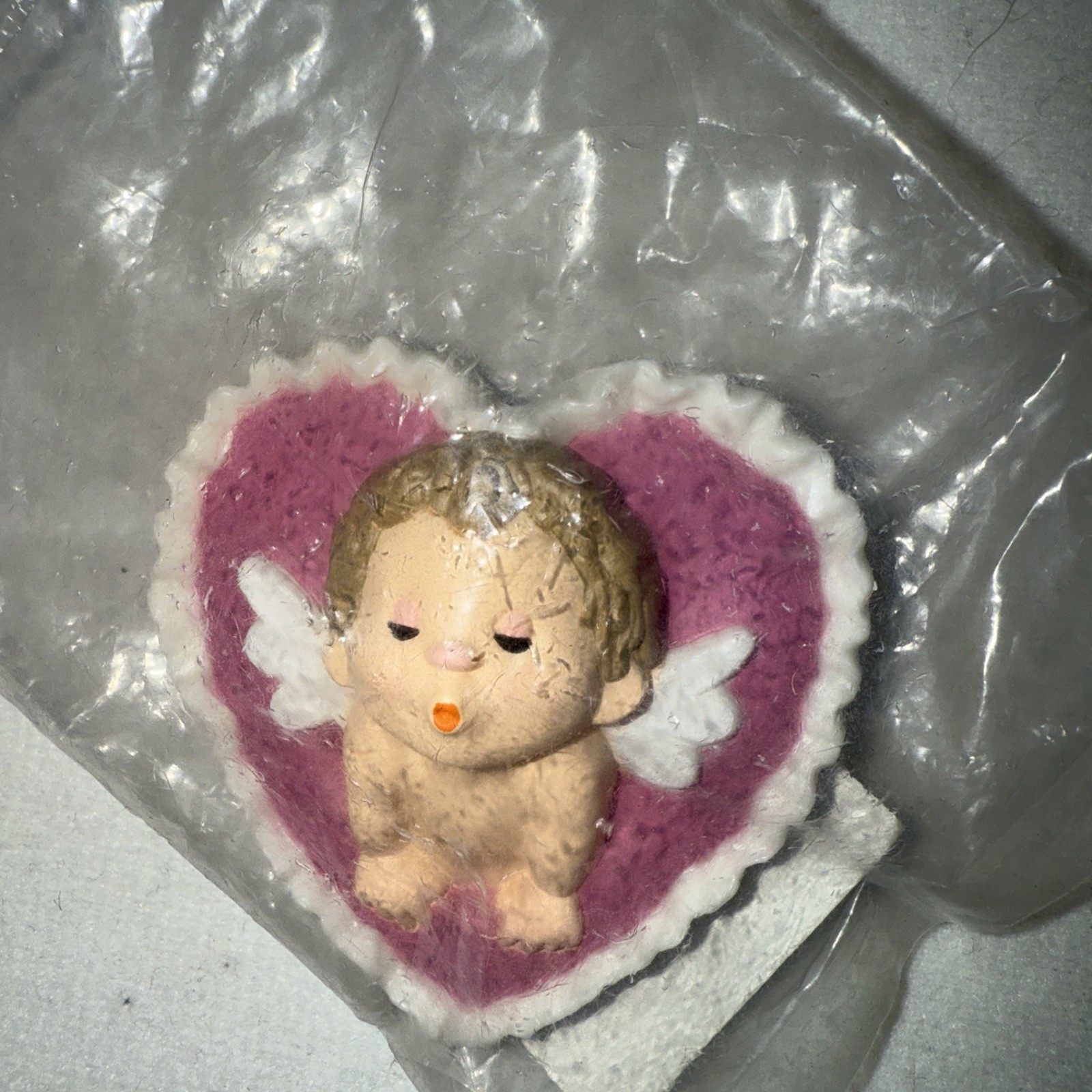 Vintage Hallmark Pin Collector Cupid Heart Sealed NWT Rare