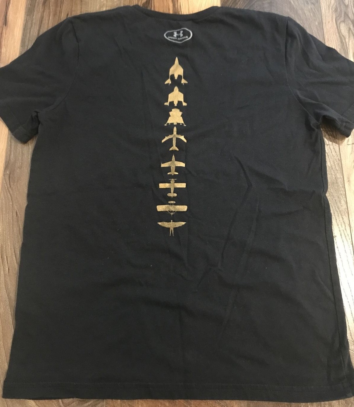 Very Rare Under Armour Virgin Galactic t-shirt  youth XL Loose Heatgear