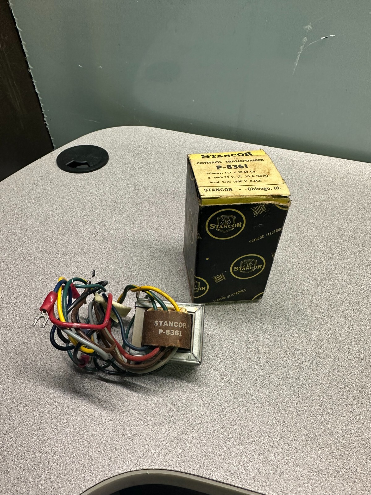STANCOR P-8361 CONTROL TRANSFORMER.PRE-OWN. FREE SHIPPING.