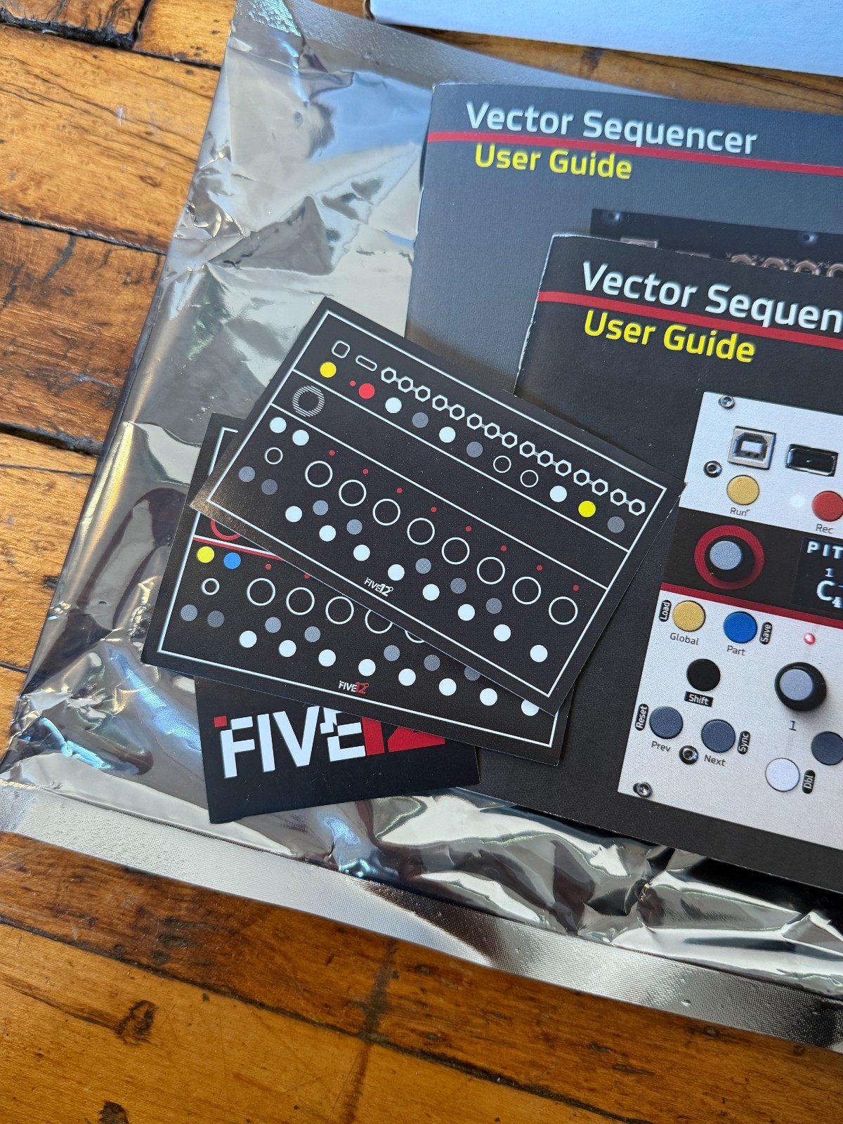 Five12 Vector Sequencer and Jack Expander Mk1 Silver Eurorack Module