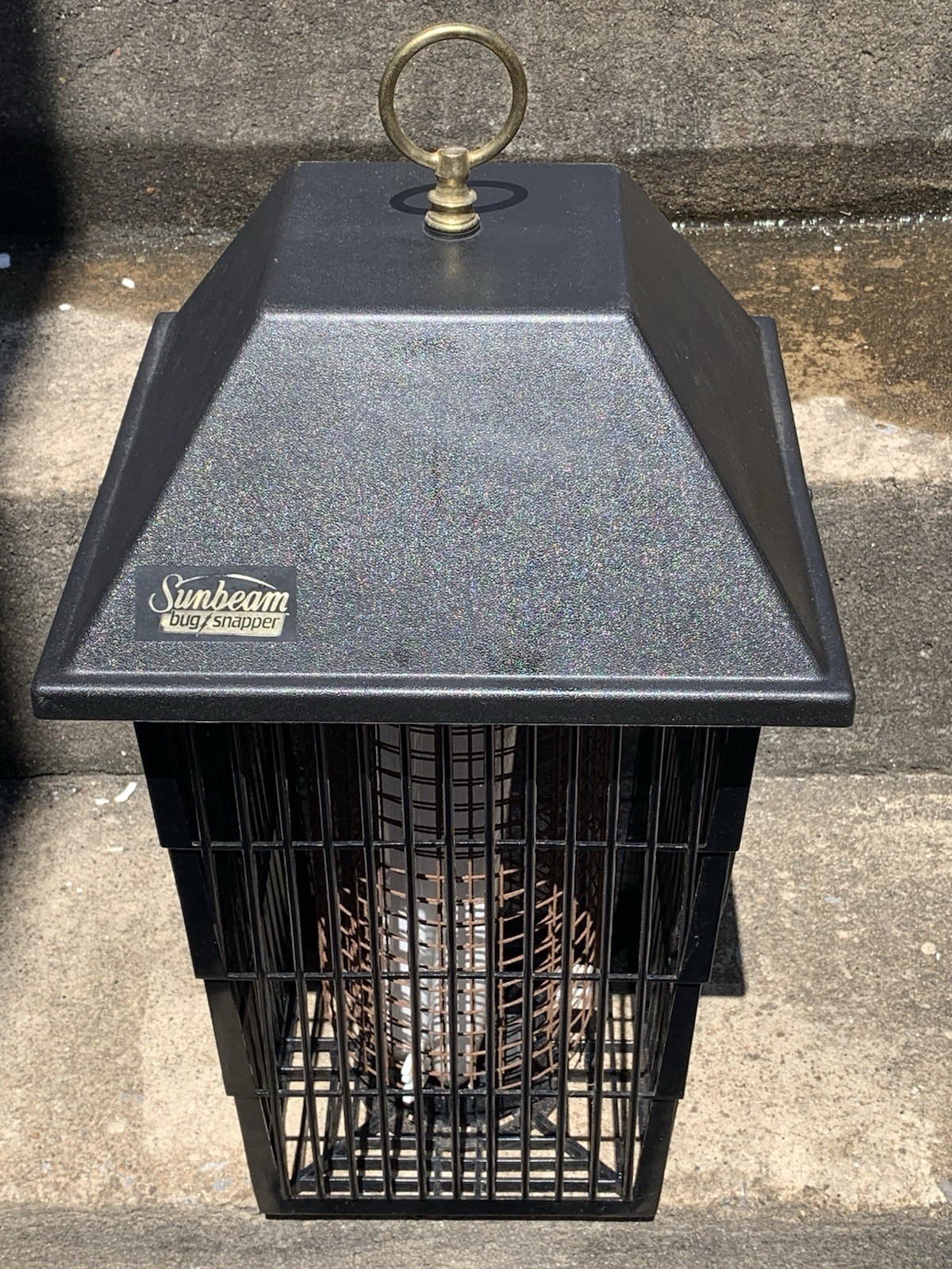 Vintage Sunbeam Bug Zapper Lantern Model 6386 (Tested) Double Bulb (Extra Bulb)