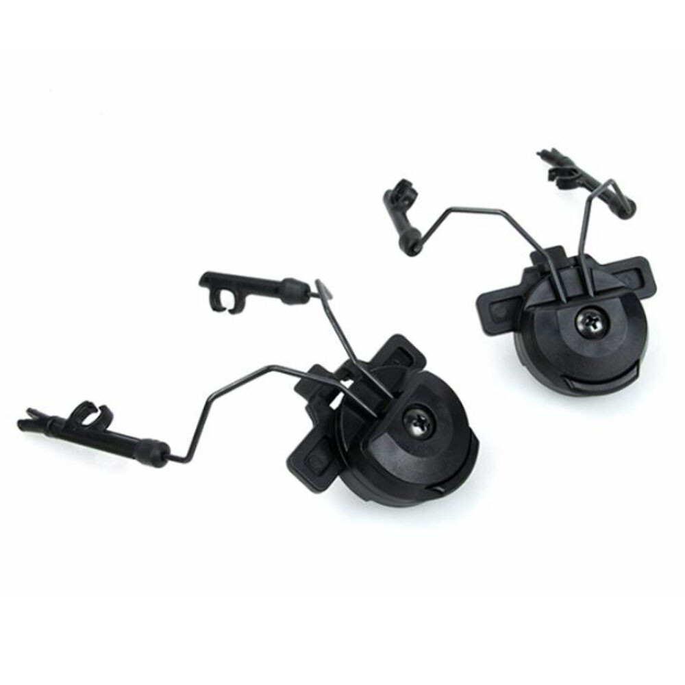 Helmet Adapter Black For Peltor Comtac Headset Ear Protection Exfil 3.0 Rail NEW