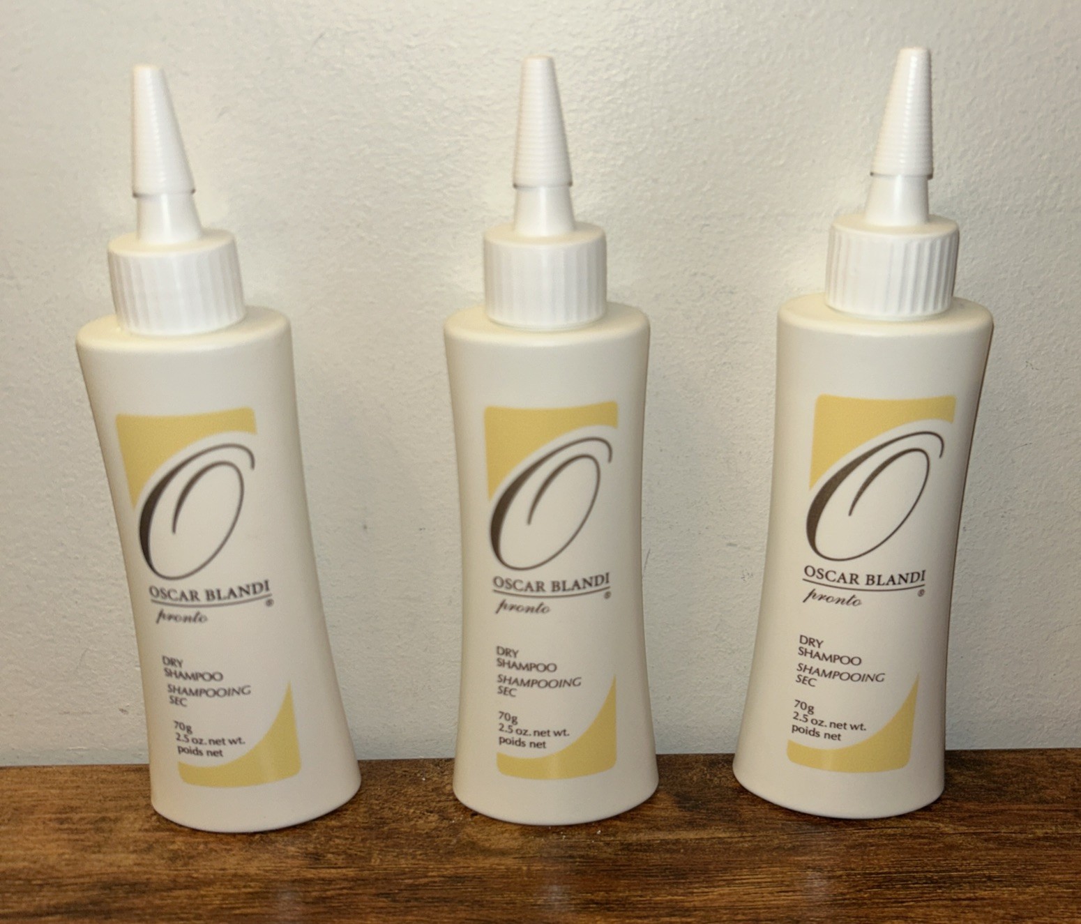 3 Bottles, Oscar Blandi Pronto Dry Shampoo Powder – 2.5 oz (70g) - Discontinued!
