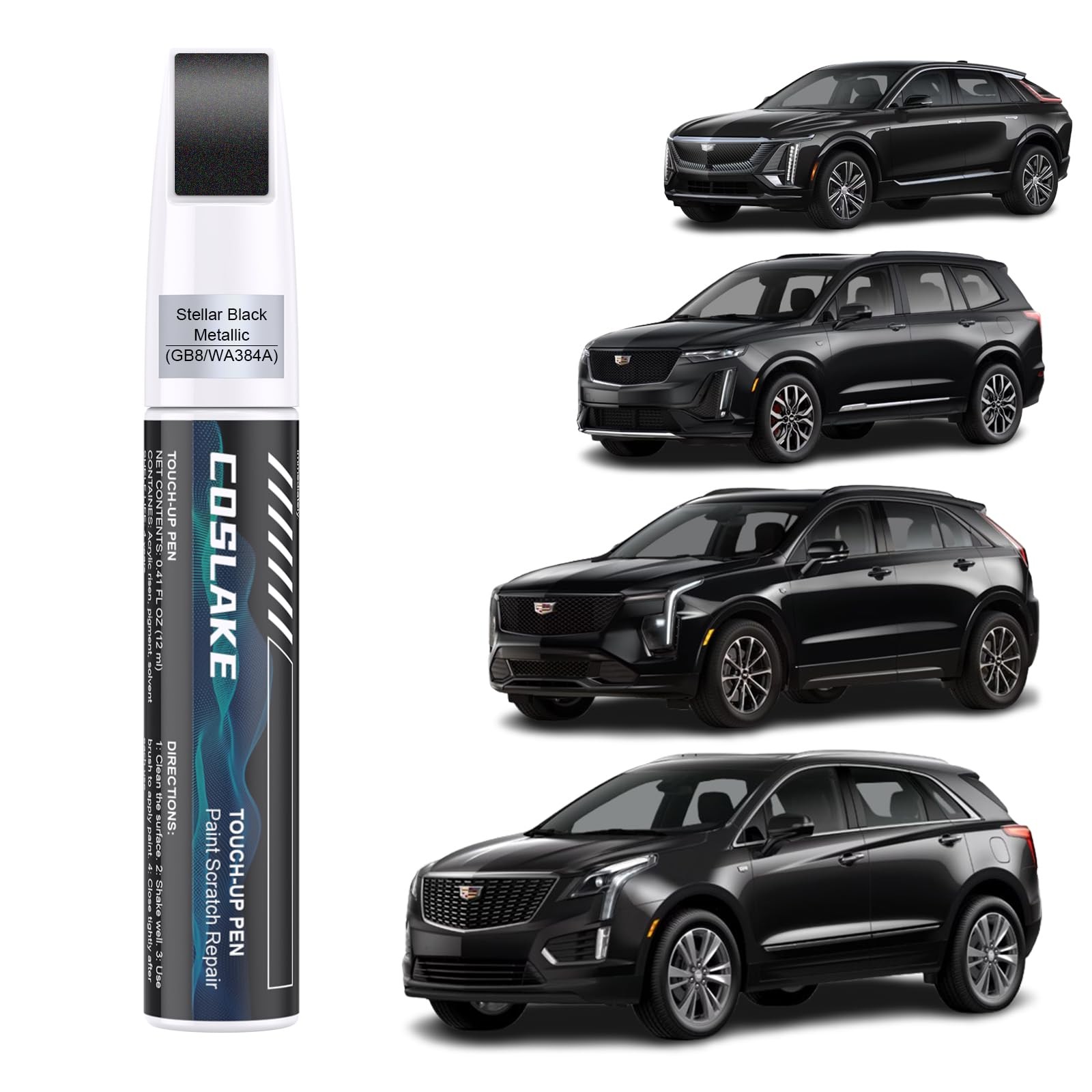 Touch Up Paint for Cadillac  Scratch Repair Kit with 2 Pens & Micro Applicators