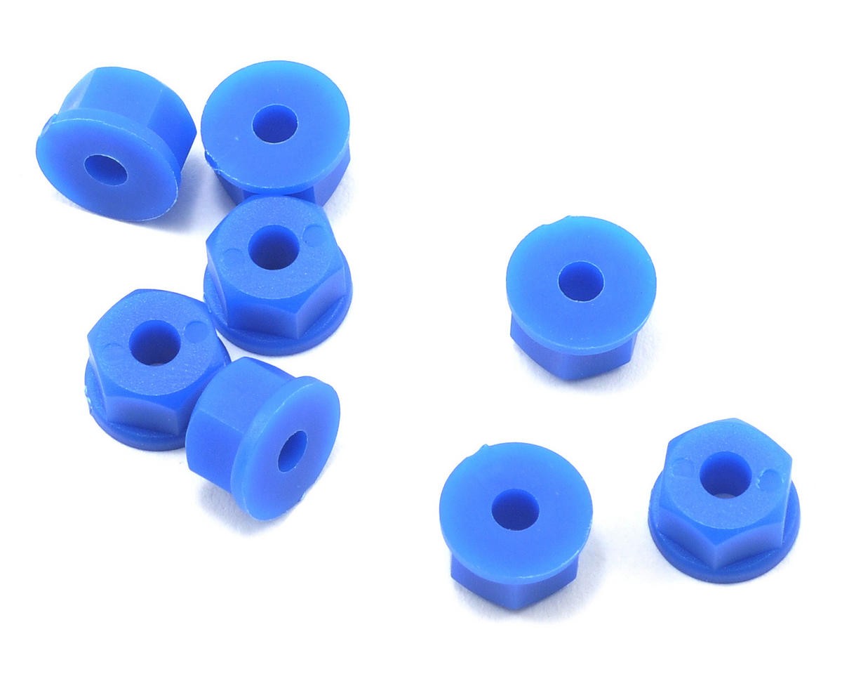 RPM 6-32 Nylon Nuts (Neon Blue) (8) [RPM70825]