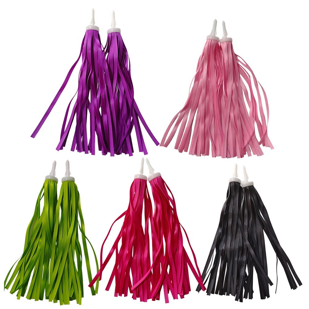 Fun and Colorful Handlebar Streamers for Children's Bicycles and Scooters