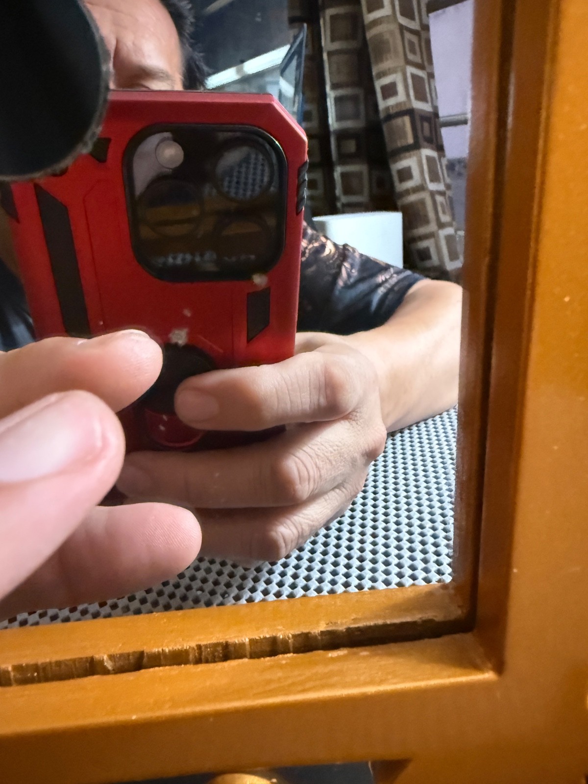 PRO SILK THROUGH MIRROR MAGIC TRICKS CLOSE UP ILLUSIONS GIMMICK PROP SHOW USED