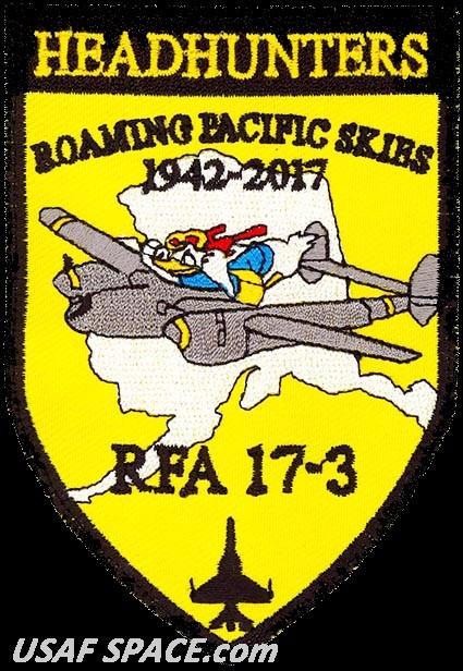 USAF 80th FIGHTER SQ - RED FLAG ALASKA 2017-03 -ROAMING PACIFIC SKIES- VEL PATCH