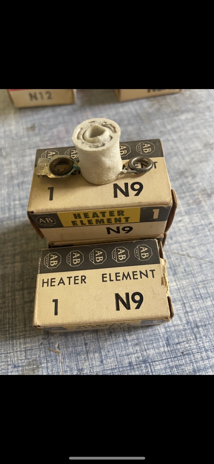 Lot Of 3 Allen Bradley N9 heater, element, overload protection for starter, NIB