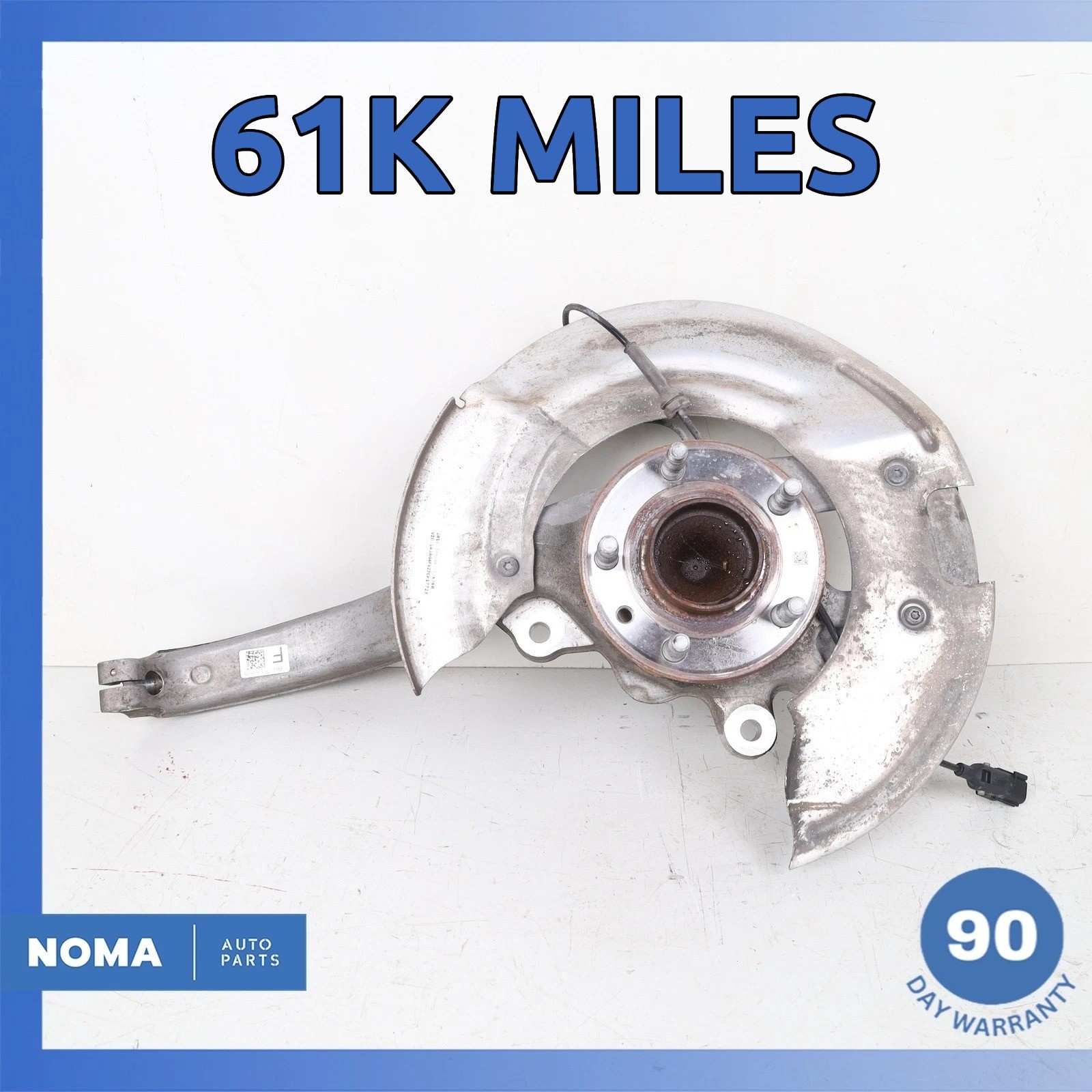 17-19 Jaguar X760 XE RWD Front Right Side Spindle Knuckle Hub w/ Shield OEM 61k