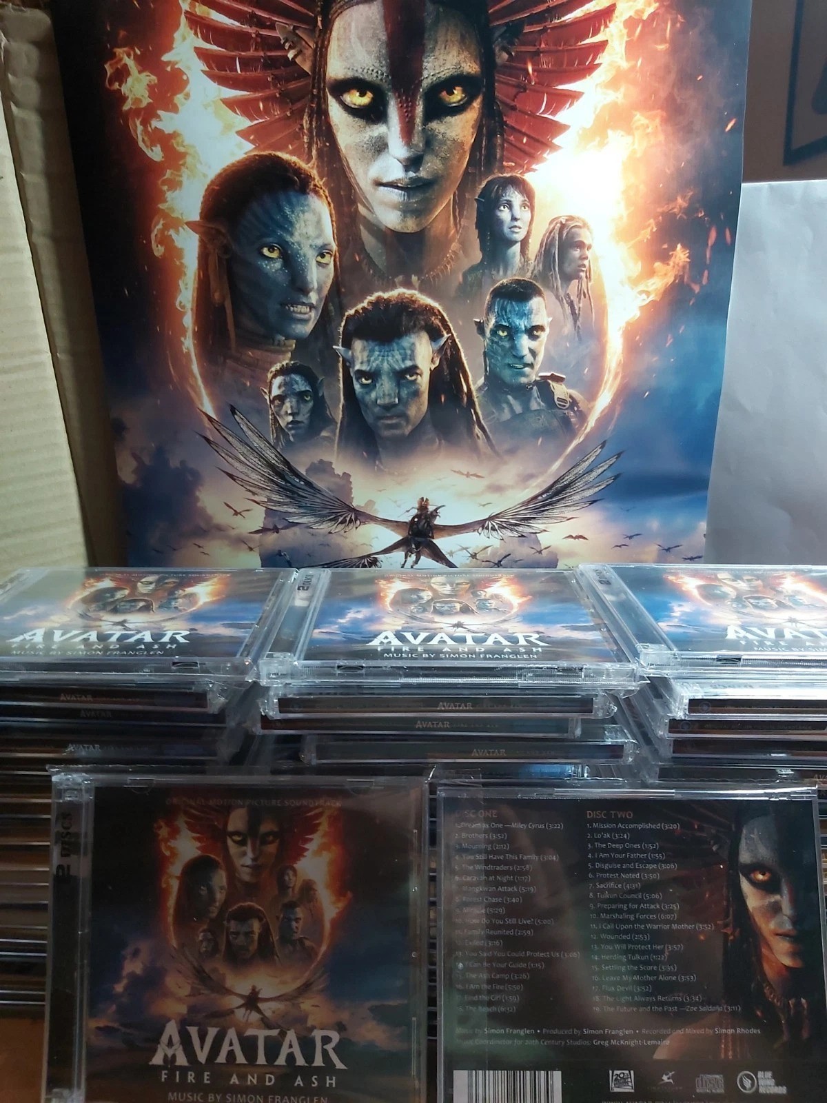 Avatar: Fire and Ash (2025) Original Soundtrack 2CD Simon Franglen
