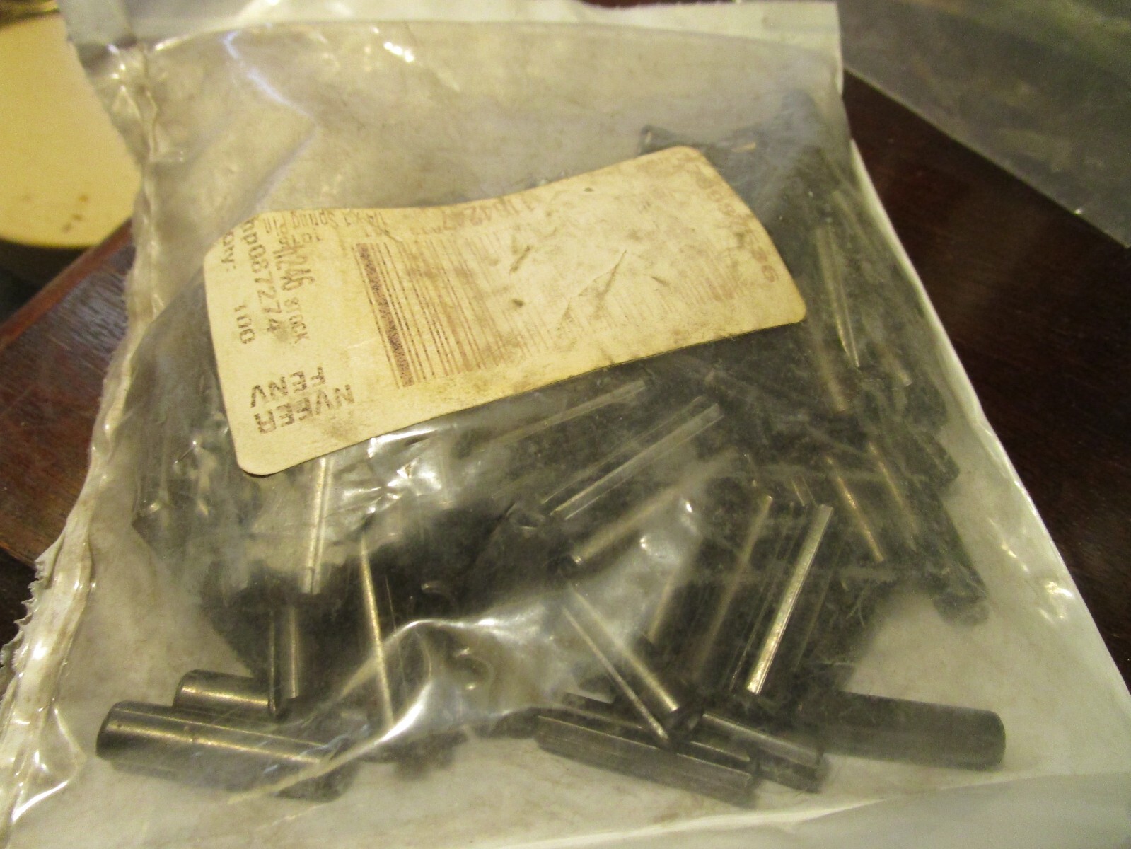 1/4" x 1" Plain Finish Steel Slotted Spring Pin QTY 100