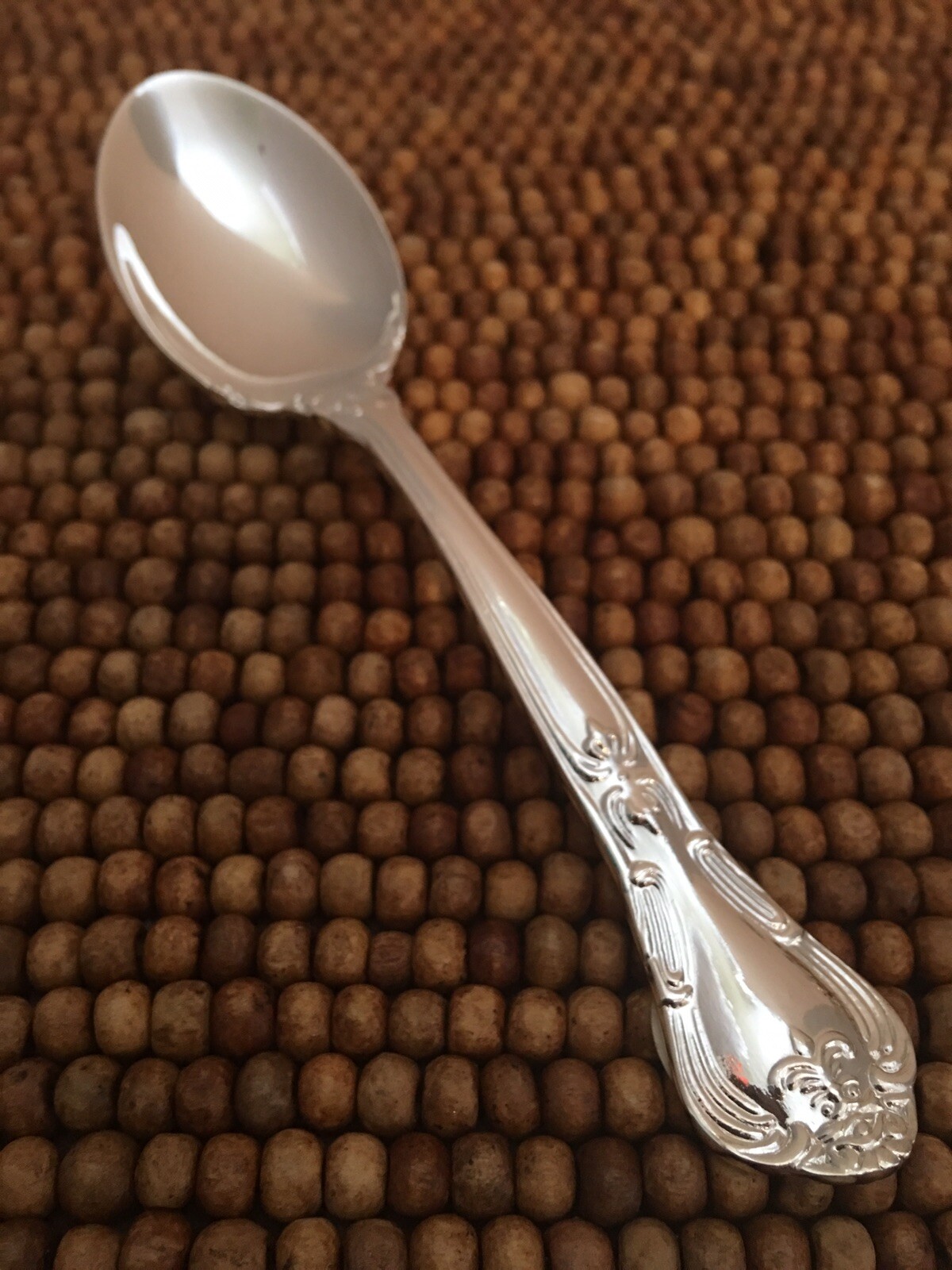 Godinger GRAND MASTER Silverplate Outline Scroll TEASPOON 5.75” NEW