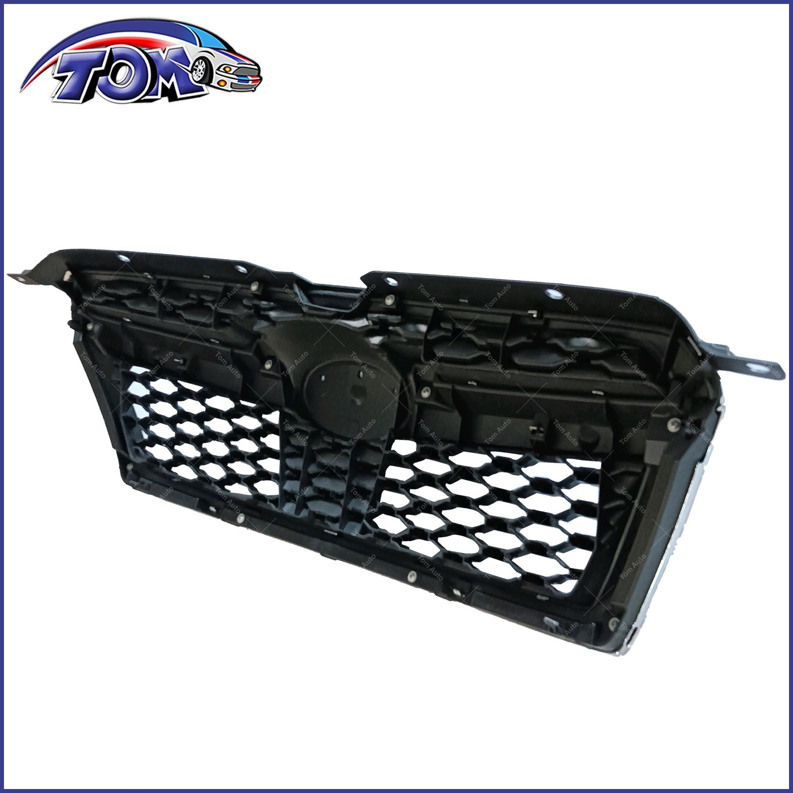 Grille Textured Black Shell and Insert Assembly For 2013-2014 Subaru Legacy